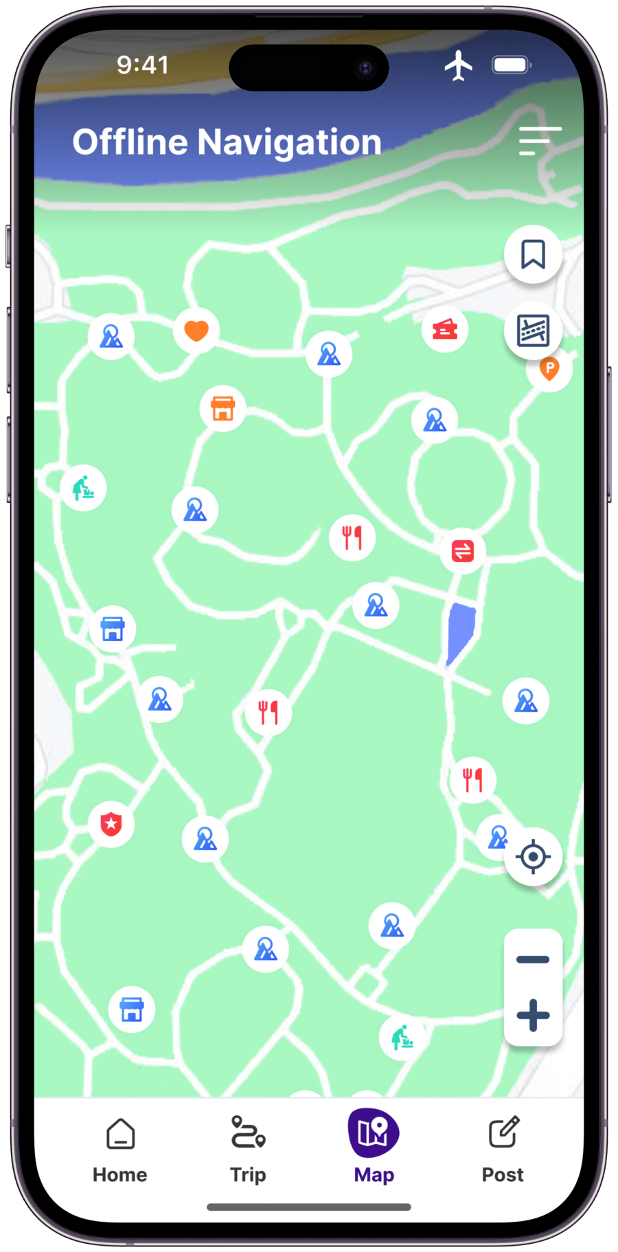offline navigation portrait offline navigation portrait